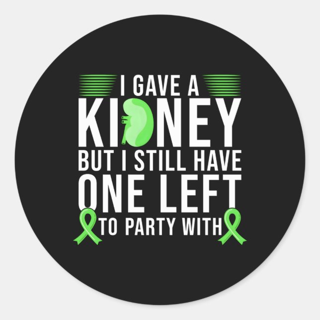 Sticker Rond Ney Donor Ney Transplant (Devant)