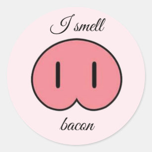 Sticker Rond Nez de porc