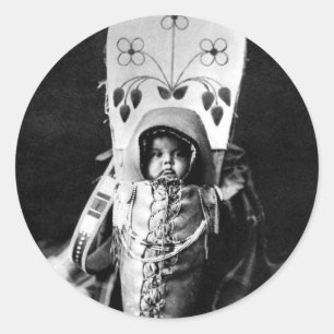 Sticker Rond Nez Perce Baby
