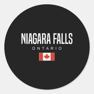 Sticker Rond Niagara Falls Ontario Canada