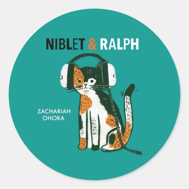 Sticker Rond Niblet & Ralph (Devant)