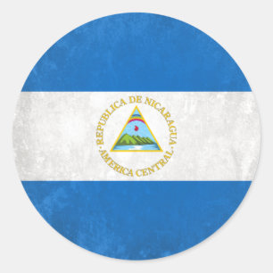 Sticker Rond Nicaragua