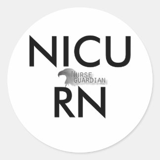 STICKER ROND NICU RN