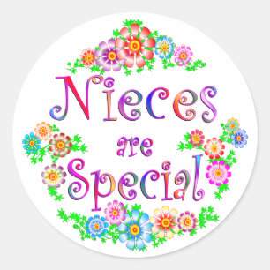 Sticker Rond NIECES est spécial