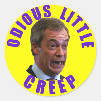 Sticker Rond Nigel Farage