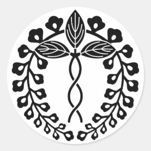 Sticker Rond Nijo wisteria