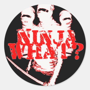 STICKER ROND NINJA QUOI ?