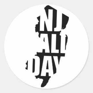 Sticker Rond njallday