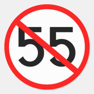 Sticker Rond No 55