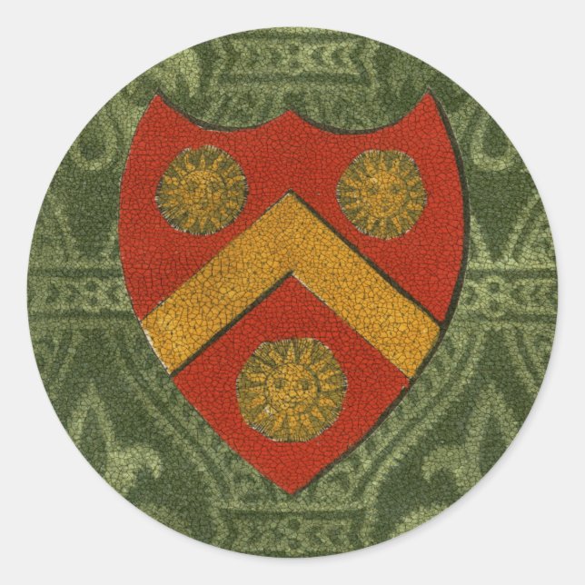 Sticker Rond Noble Crest V (Devant)