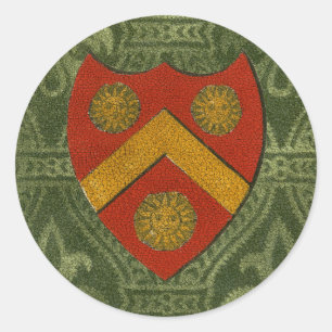 Sticker Rond Noble Crest V