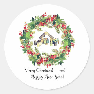 Sticker Rond Noël!
