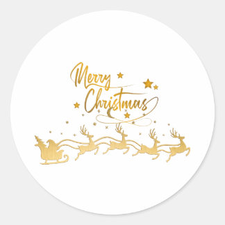 Sticker Rond Noël