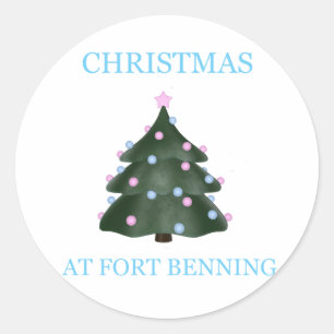 Sticker Rond Noël chez Fort Benning 9