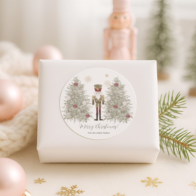 Sticker Rond Noël des noisettes (Créateur téléchargé)