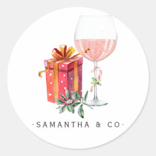 Sticker Rond Noël du cinéma rétro