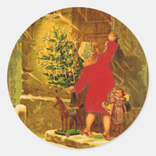 Sticker Rond Noël hongrois de 1896