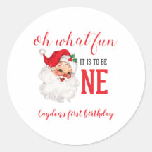 Noël Vintage Père Noël premier anniversaire