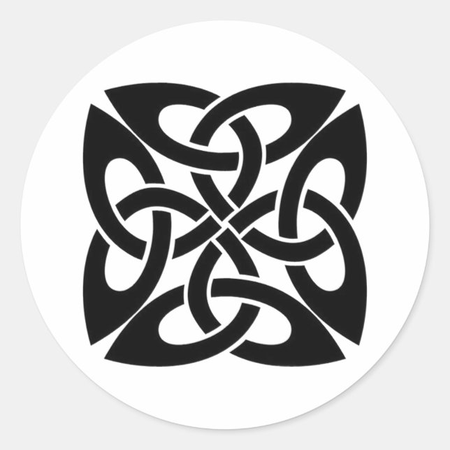 Sticker Rond noeud celtique (Devant)