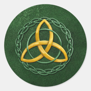Sticker Rond Noeud celtique de trinité