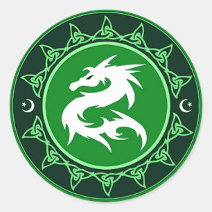 Sticker Rond Noeud de dragon 8