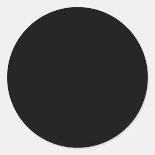 Sticker Rond Noir clair Petit ensemble de 20 Mariage blanc de 1