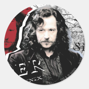Sticker Rond Noir de Sirius