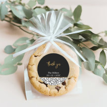 Nom de famille botanique noir et blanc Date Merci