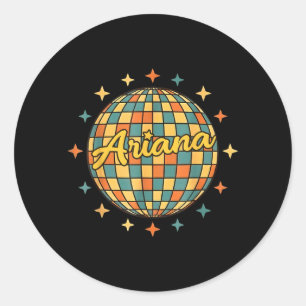 Sticker Rond Nom de famille drôle Personnalisé Prénom Pour