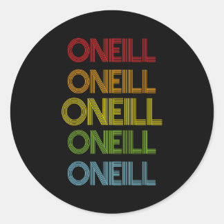 Sticker Rond Nom Oneill