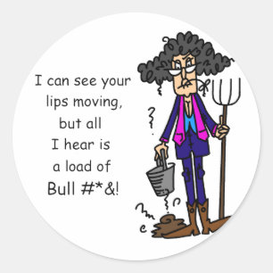 Sticker Rond Nombre de BS