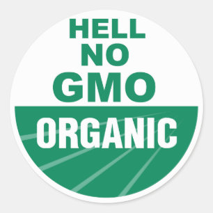 Sticker Rond Non GMO Orgainc