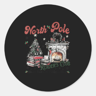 Sticker Rond North Le Book Club Book Lover Bookish Bookworm Chr
