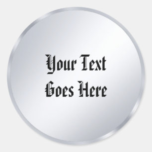 Sticker Rond Nostalgie Vieux Style Texte Calligraphie Script Ar