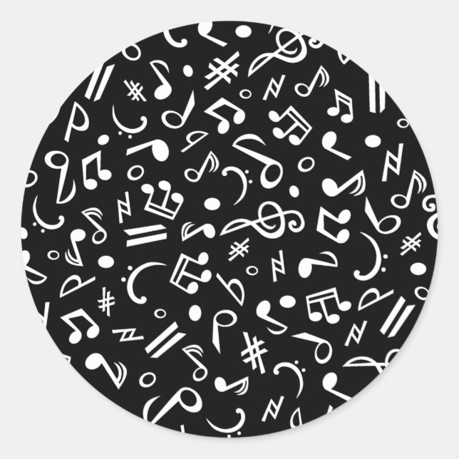 Sticker Rond note_wb (Devant)