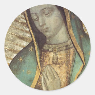 STICKER ROND NOTRE-DAME DE GUADALUPE