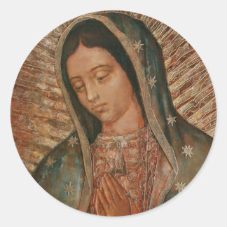 STICKER ROND NOTRE DAME DE GUADALUPE