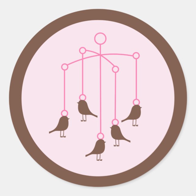 Sticker Rond Nourriture pour bébé (Devant)