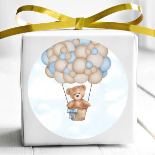 Sticker Rond Nous Pouvons à Peine Attendre Baby Shower