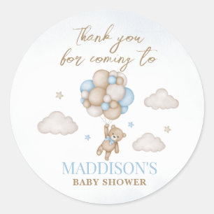 Sticker Rond Nous pouvons étancher le Baby shower d'attente