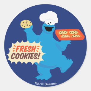 Sticker Rond Nous sommes gourmands Cookies frais !