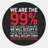 Nous sommes les 99% - 99% occupy wall street
