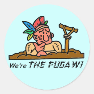 Sticker Rond Nous sommes LES FUGAWI