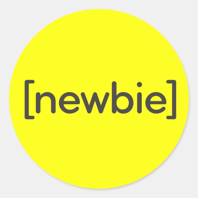 Sticker Rond Nouveau (Devant)