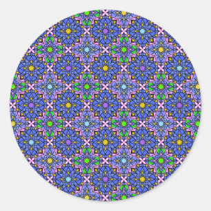 Sticker Rond Nouveau Mandala 2
