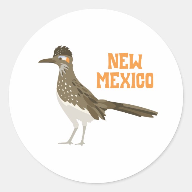Sticker Rond Nouveau-Mexique (Devant)