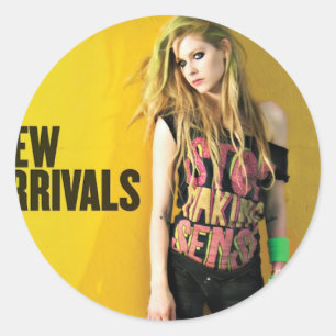 Sticker Rond Nouveau venu