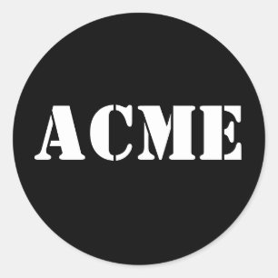 Sticker Rond nouveauté ACME
