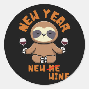 Sticker Rond Nouvel An Eve Party Fournitures NYE 2023 Happy New