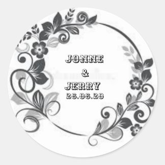 Sticker Rond Nouvelle conception classique d'autocollants ronds